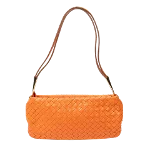 Orange Leather Bottega Veneta Shoulder Bag