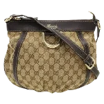 Brown Canvas Gucci Abbey