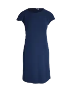 Navy Polyester Armani Dress