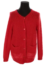 Red Wool Des petits hauts Cardigan