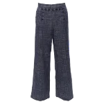 Blue Cotton Dior Pants