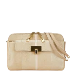 Beige Leather Chloé Crossbody Bag