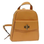 Orange Leather Celine Backpack