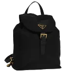 Black Nylon Prada Backpack