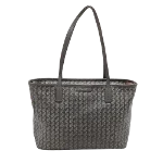 Grey Canvas Tory Burch Tote