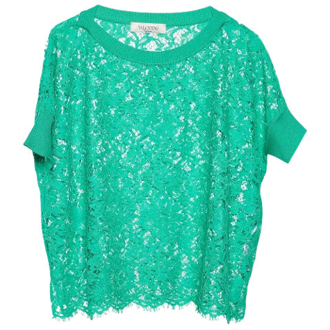 Green Knit Valentino Top