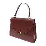 Burgundy Leather Cartier Handbag