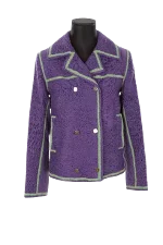 Purple Silk Fendi Jacket