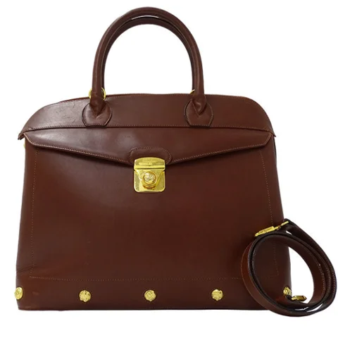 Brown Leather Salvatore Ferragamo Handbag