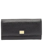 Black Leather Dolce & Gabbana Wallet