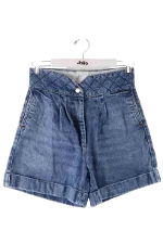 Blue Cotton Sandro Shorts