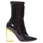 Black Leather Dior Boots