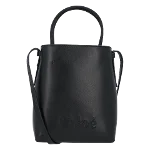 Black Leather Chloé Tote