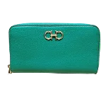 Green Leather Salvatore Ferragamo Wallet