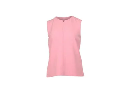 Pink Polyester Victoria Beckham Top