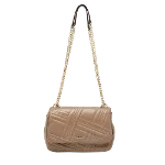 Beige Leather DKNY Shoulder Bag