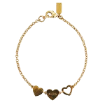 Gold Metal Coach Bracelet