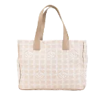 Beige Nylon Chanel Travel Line