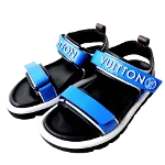 Blue Leather Louis Vuitton Sandals