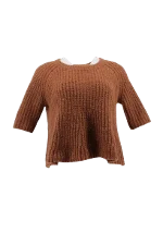 Brown Wool Des petits hauts Sweater