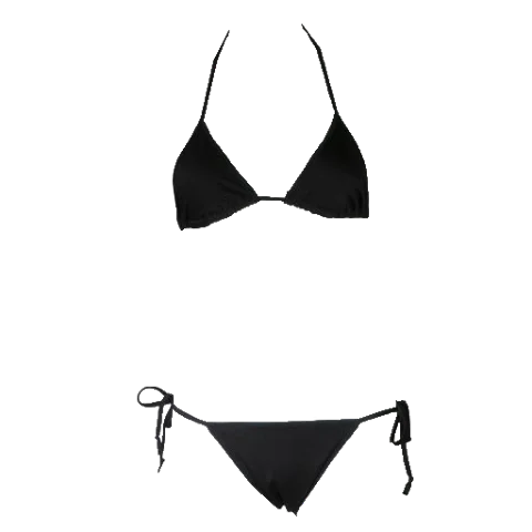 Black Fabric Chloé Swimwear