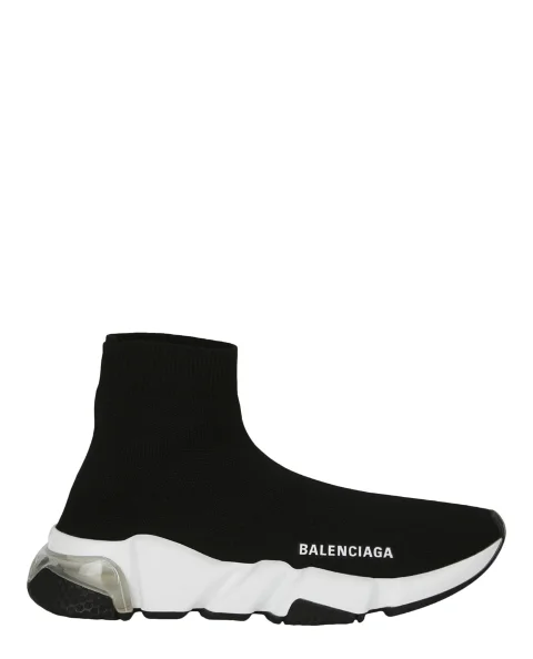 Black Knit Balenciaga Sneakers
