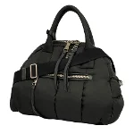 Black Fabric Prada Travel Bag