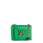 Green Leather Louis Vuitton Twist