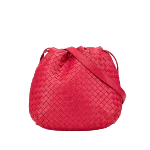 Red Leather Bottega Veneta Crossbody Bag