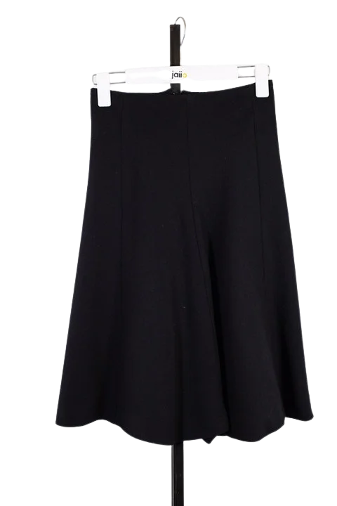 Black Silk John Galliano Skirt