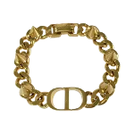 Gold Metal Dior Bracelet