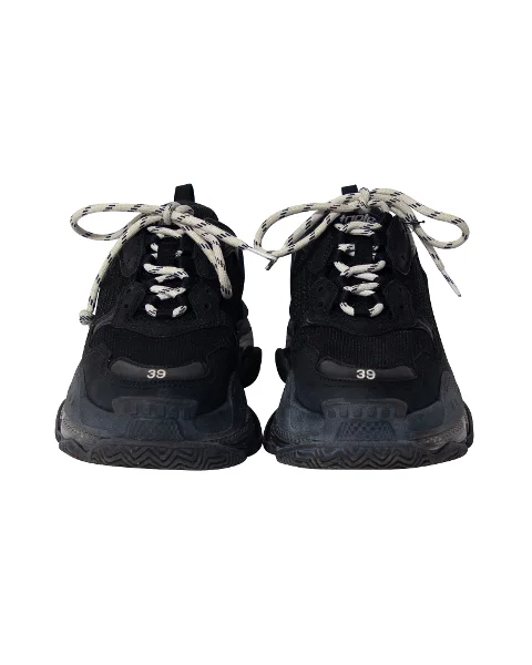 Black Suede Balenciaga Sneakers