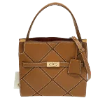 Brown Leather Tory Burch Handbag