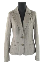 Beige Cotton Essential Antwerp Jacket