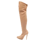 Beige Leather Casadei Boots