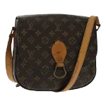 Brown Canvas Louis Vuitton Saint Cloud