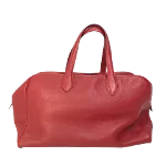 Red Leather Hermès Victoria