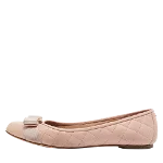 Pink Leather Salvatore Ferragamo Flats