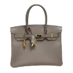 Grey Leather Hermès Birkin