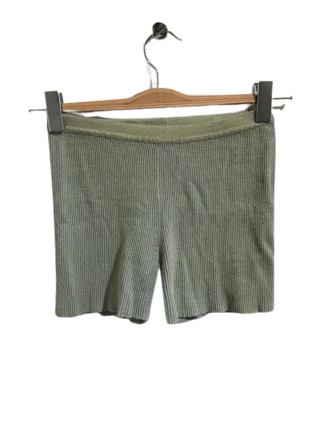 Green Knit Jacquemus Shorts