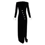 Black Velvet Alessandra Rich Dress