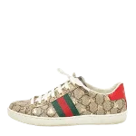 Beige Coated canvas Gucci Sneakers