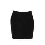 Black Wool Helmut Lang Skirt