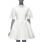 White Polyester Marques Almeida Dress