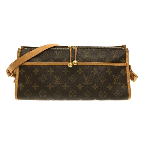 Brown Polyester Louis Vuitton Shoulder Bags