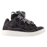 Black Cotton Lanvin Sneakers