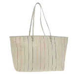 White Canvas Fendi Tote