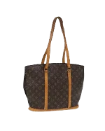 Brown Canvas Louis Vuitton Babylone