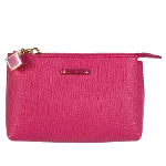 Pink Leather Fendi Clutch