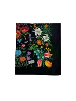 Multicolor Cotton Gucci Scarf